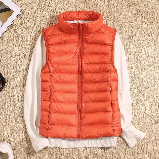 Gilet da Donna - Piumino e Collo Alto