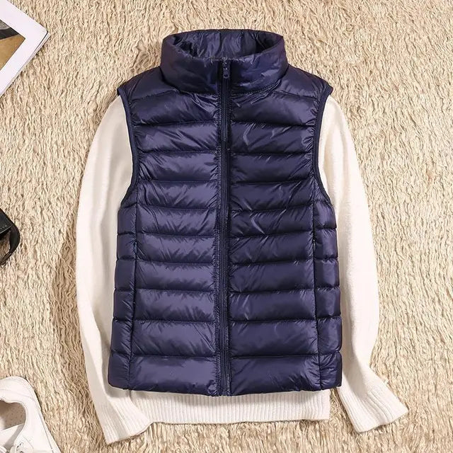 Gilet da Donna - Piumino e Collo Alto