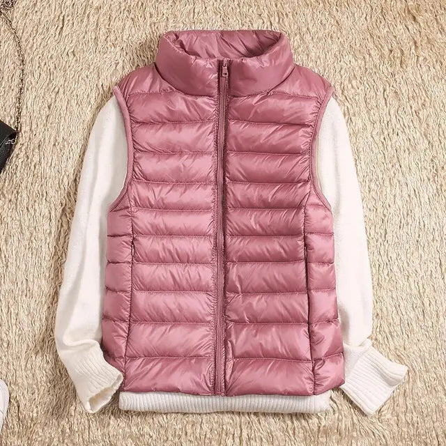 Gilet da Donna - Piumino e Collo Alto