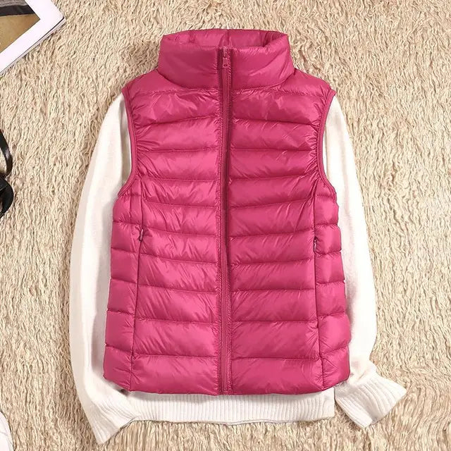 Gilet da Donna - Piumino e Collo Alto