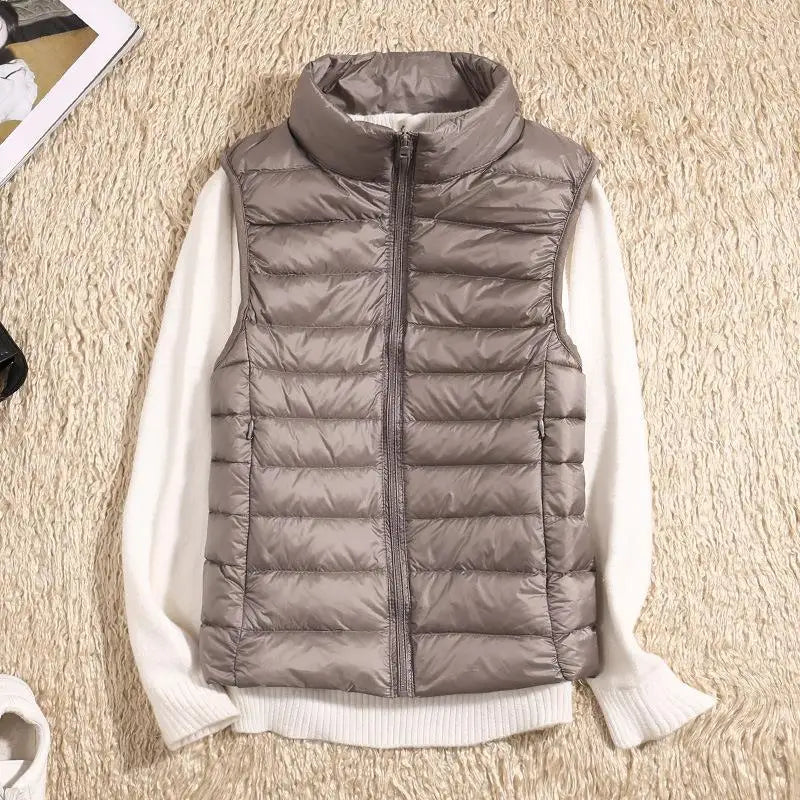 Gilet da Donna - Piumino e Collo Alto