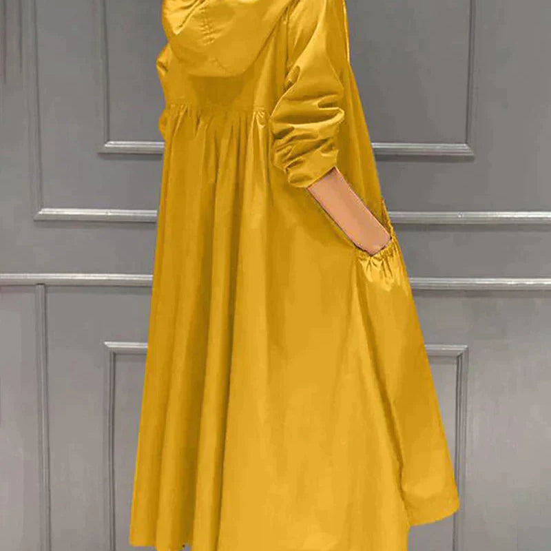 Impermeabile da Donna - Con Cappuccio e Cerniera Intera