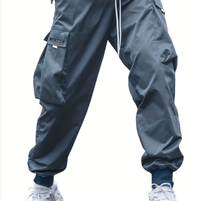 Pantaloni Cargo da Uomo - Stile Jogger e Vita con Coulisse