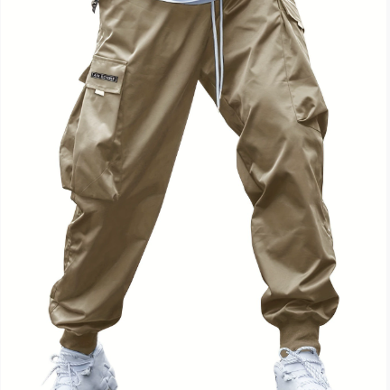 Pantaloni Cargo da Uomo - Stile Jogger e Vita con Coulisse