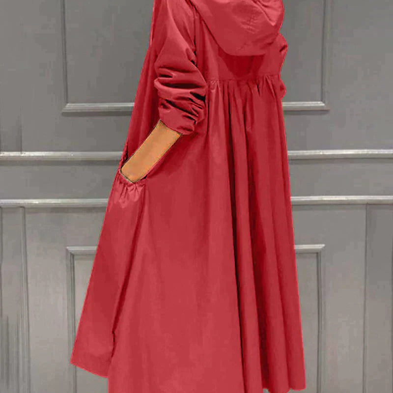 Impermeabile da Donna - Con Cappuccio e Cerniera Intera