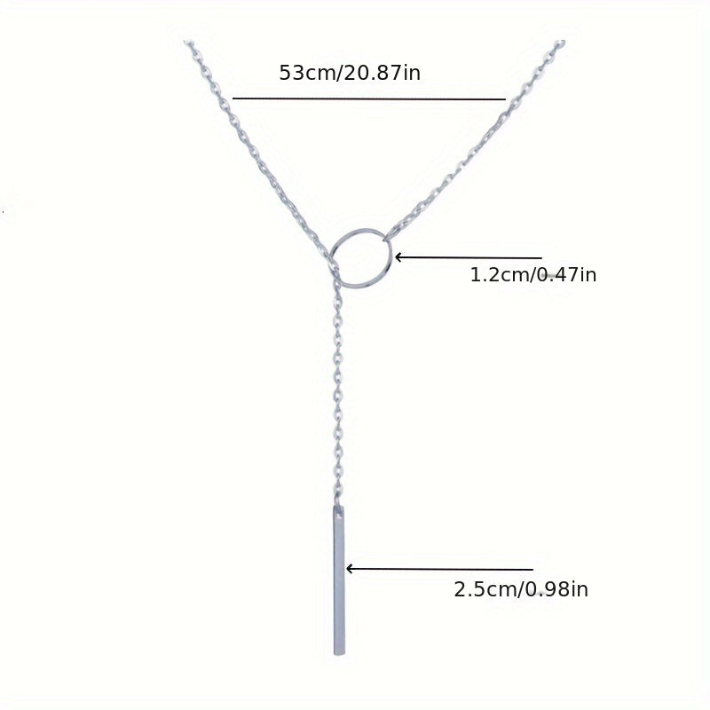 Collana da Donna - Ciondolo Minimalista e Catena Regolabile