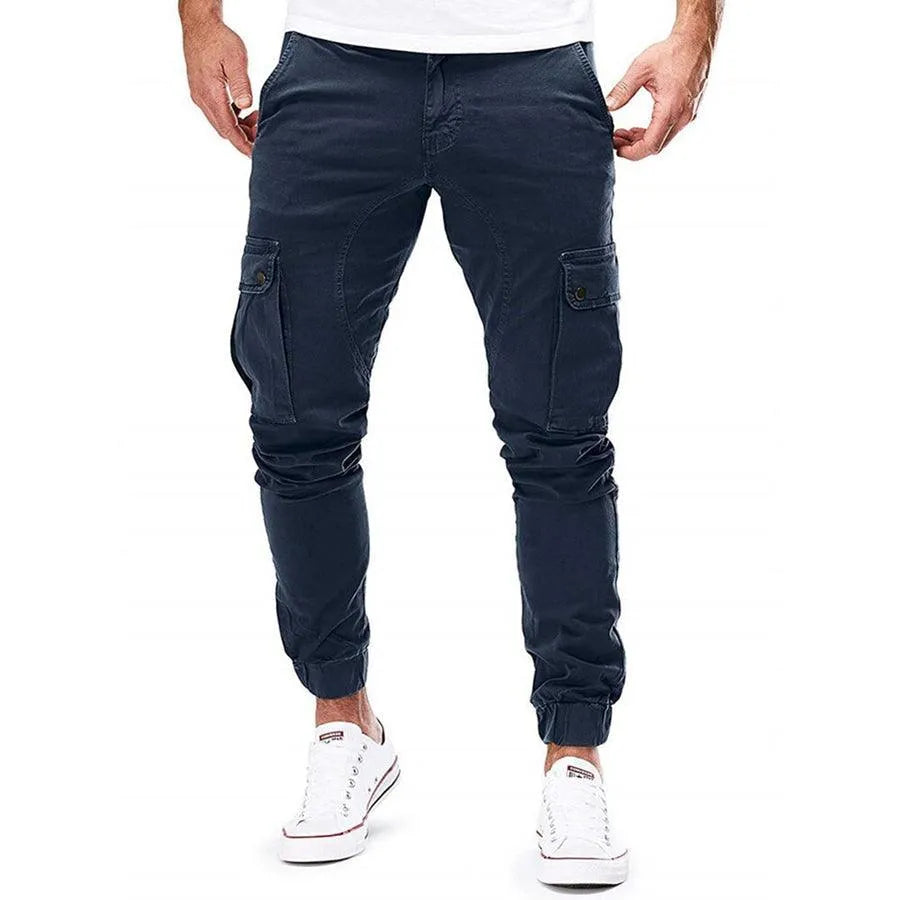 Pantaloni Cargo da Uomo - Vestibilità Jogger e Vita con Coulisse