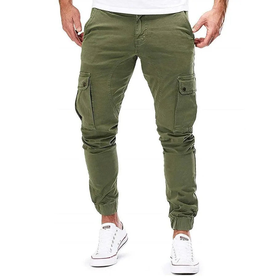 Pantaloni Cargo da Uomo - Vestibilità Jogger e Vita con Coulisse