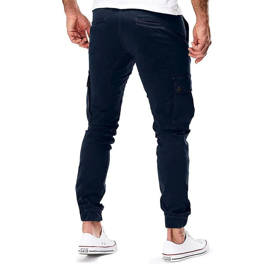 Pantaloni Cargo da Uomo - Vestibilità Jogger e Vita con Coulisse