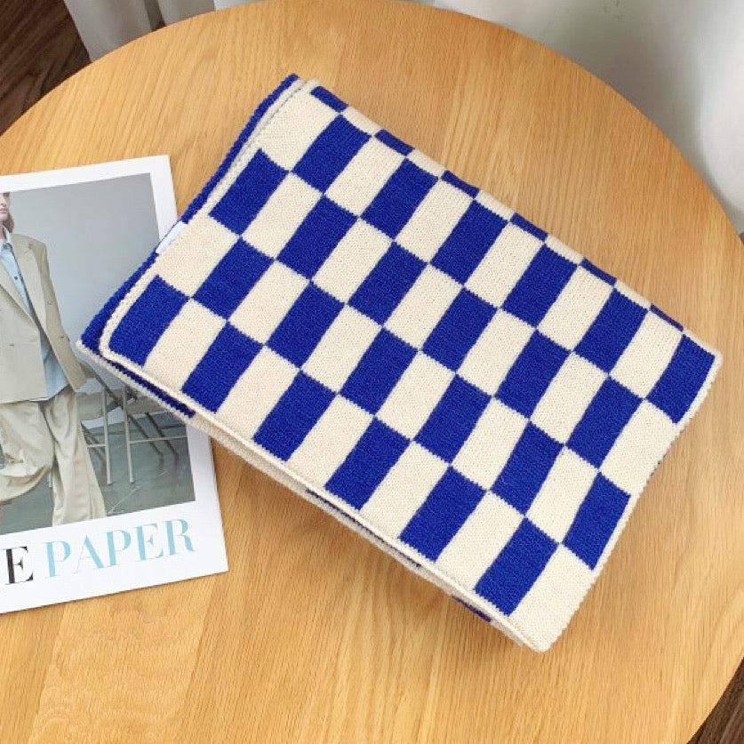 Sciarpa da Donna - Lavorazione a Maglia a Quadri