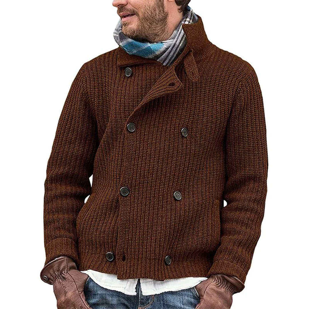 Cardigan Uomo Vintage Lavorato a Maglia - Stile Moderno e Confortevole
