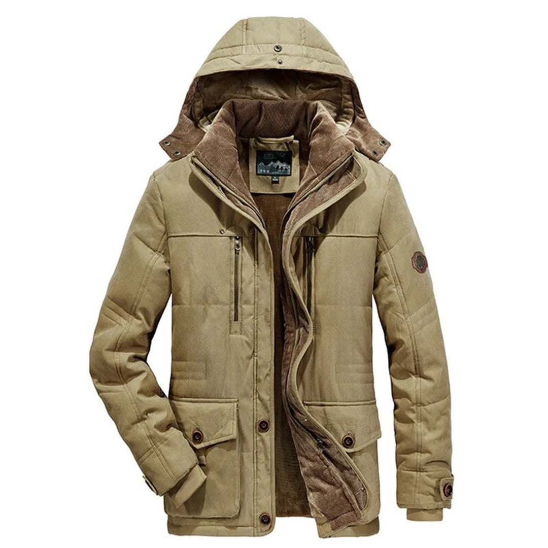 Giacca Invernale da Uomo – Stile Parka e con Cappuccio