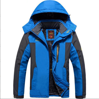 Herren Winterjacke Wasserdicht - mit Kapuze und Brusttasche