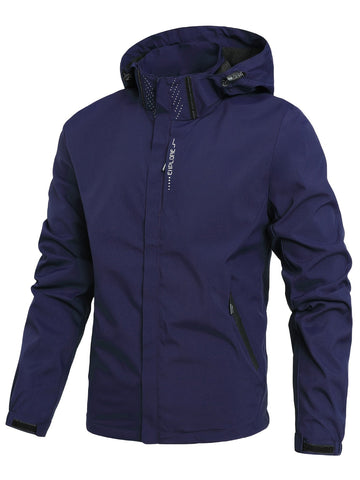 Antivento Softshell da Uomo - Design con Cappuccio