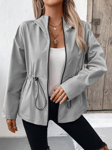 Arlizza - Giacca con Cappuccio e Zip per Donne
