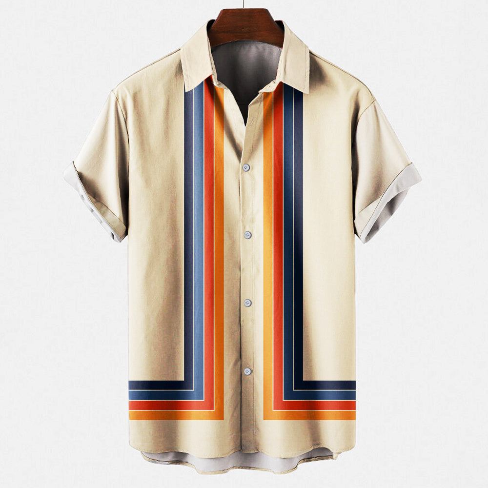 Camicia Retrò da Uomo Elegante e Moderna