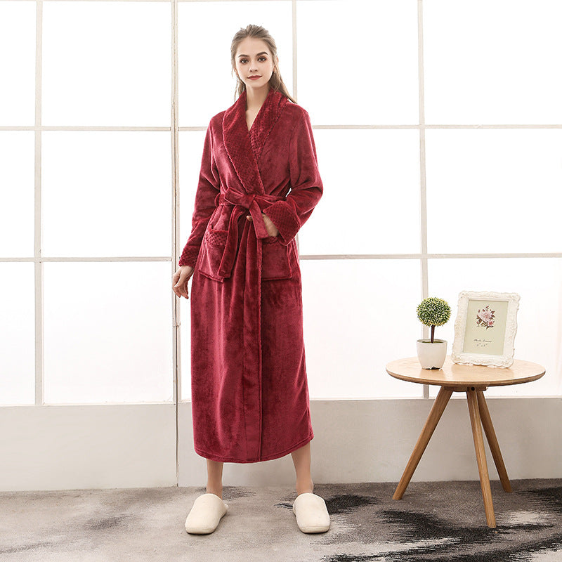 Vestaglia Unisex - Lunga e con Cintura in Vita