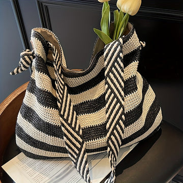 Tote Bag Casual da Donna - Ampia Borsa a Spalla Quotidiana