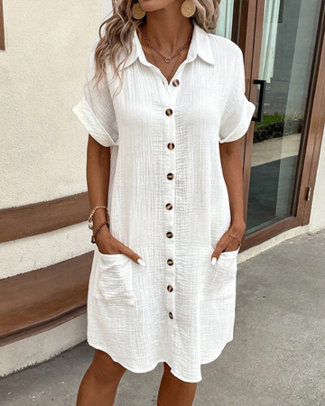 Abito Camicia da Donna con Bottoni