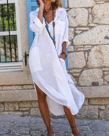 Abito Camicia Elegante per Donna | Nina