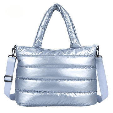 Tote Bag Donna Puffer - Elegante Borsa a Spalla Imbottita