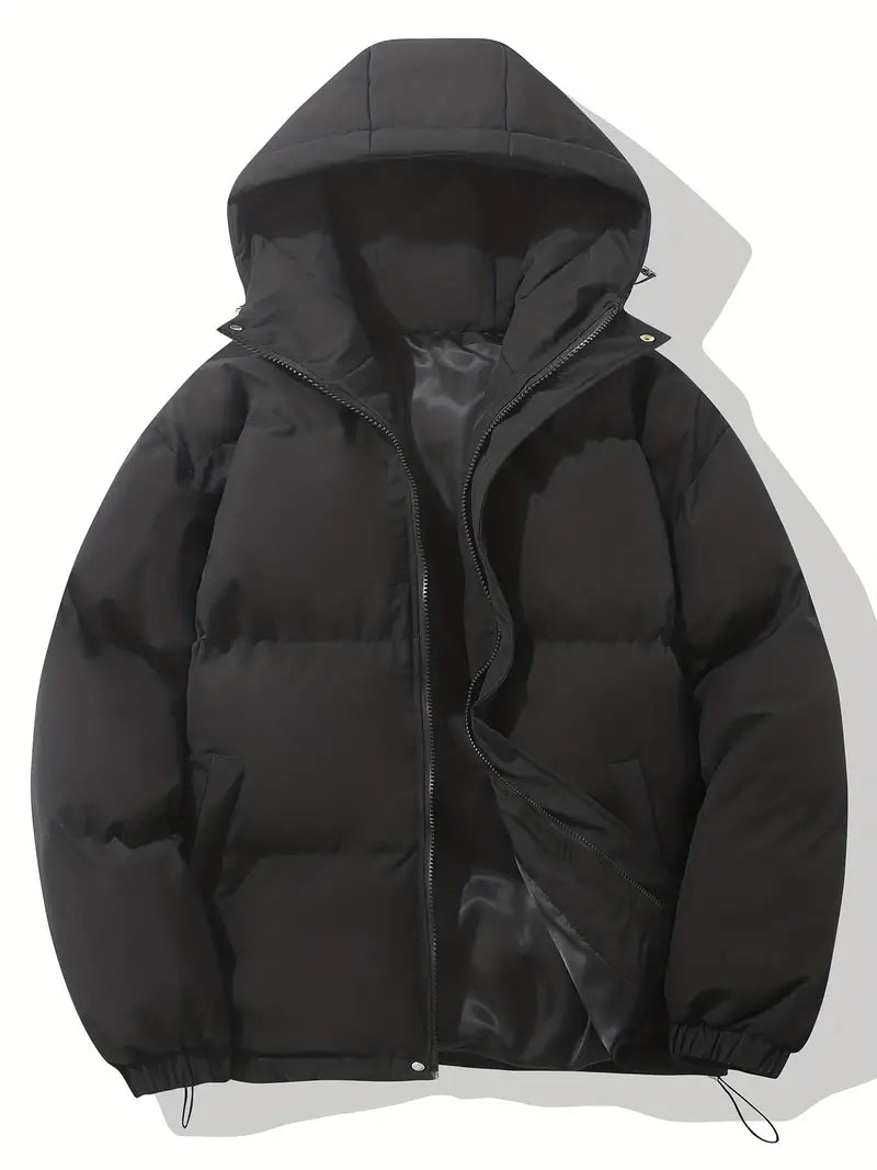 Plumífero Unisex - Diseño con Capucha y Cierre de Cremallera Integral