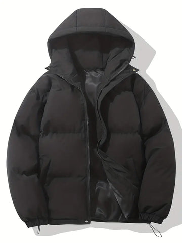 Plumífero Unisex - Diseño con Capucha y Cierre de Cremallera Integral