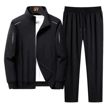 Tuta da Uomo Completa - Giacca con Zip e Pantaloni con Coulisse