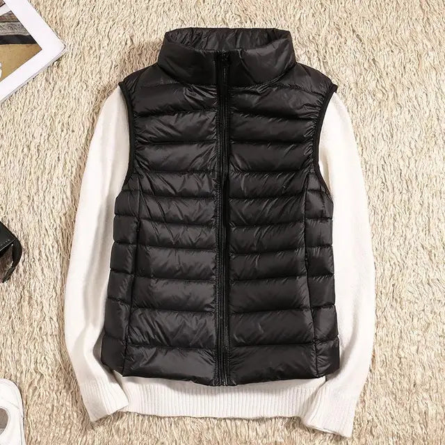 Gilet da Donna - Piumino e Collo Alto
