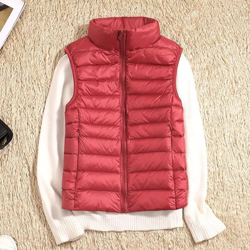 Gilet da Donna - Piumino e Collo Alto