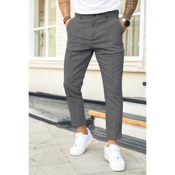 Pantalones al Tobillo para Hombre - con Costura Vertical Central
