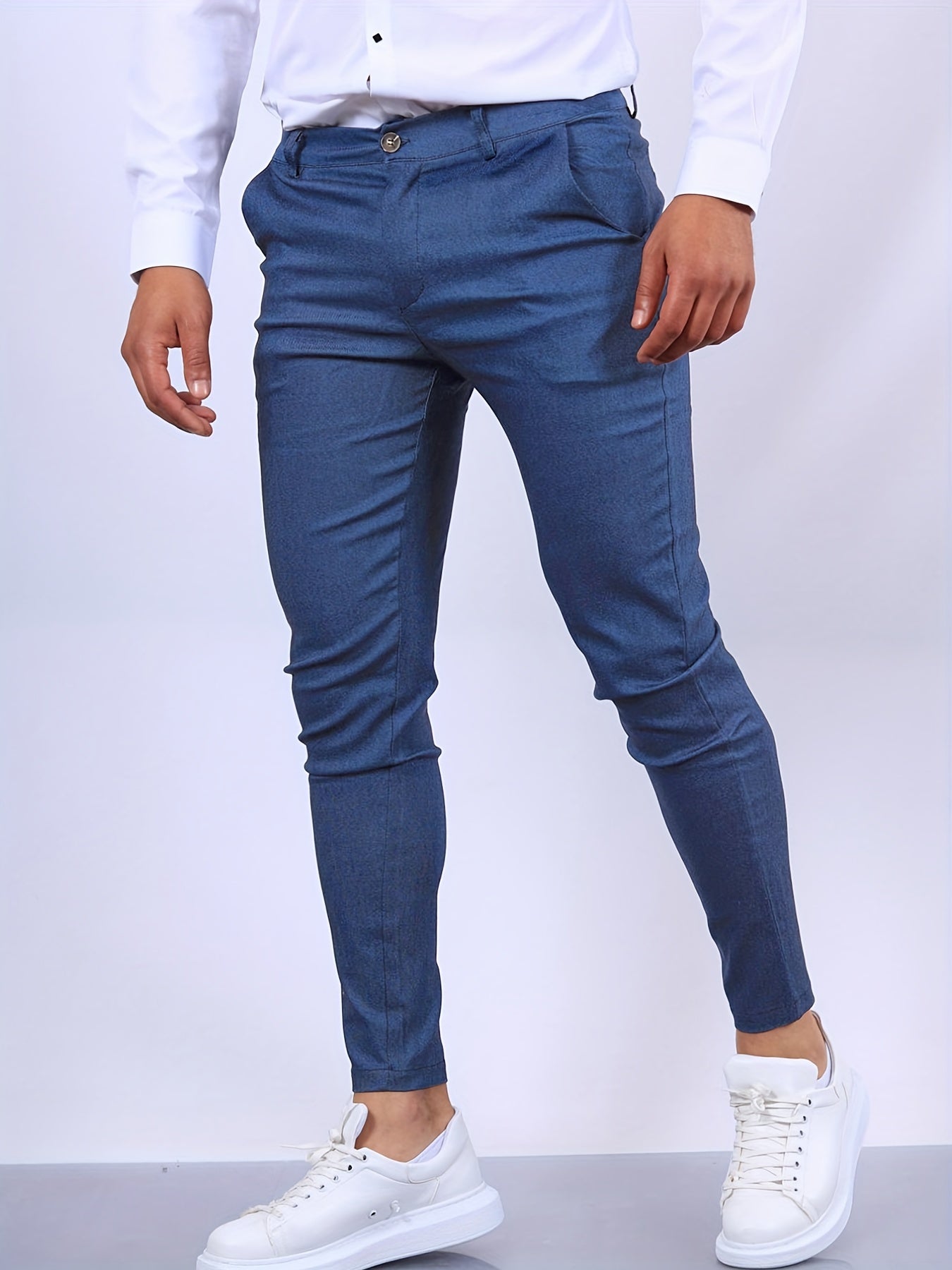 Pantaloni Slim Fit Eleganti da Uomo