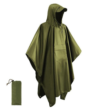 Poncho Impermeable Unisex con Capucha - Diseño Resistente al Agua