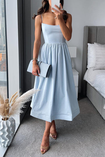 Abito Midi Senza Maniche Versatile per Donna