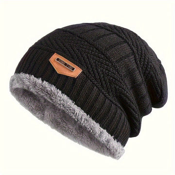 Gorra de Hombre - Motivo de Punto y Interior Suave