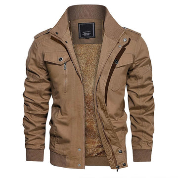 Chaqueta de Hombre Field - Cuello Alto y Forro Suave