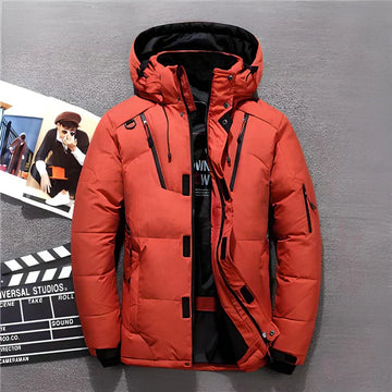 Chaqueta de Invierno Acolchada para Hombre - con Capucha