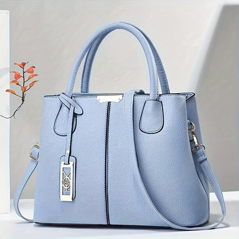 Bolso estructurado de mujer - con asas superiores y bandolera