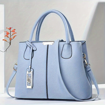 Bolso estructurado de mujer - con asas superiores y bandolera
