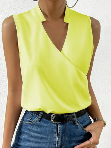 Elegante e Traspirante Blusa Senza Maniche per Donna