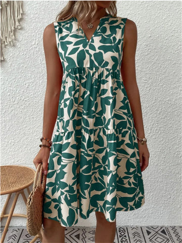 Abito Boho Senza Maniche con Scollo a V alla Moda per Donna | Elora