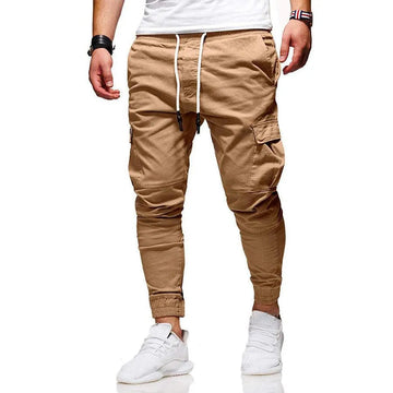 Pantalones Cargo para Hombre - Ajuste Jogger y Cintura con Cordón