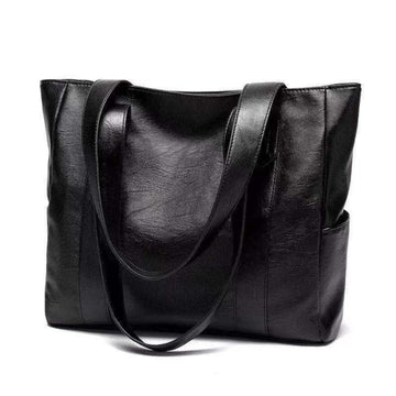 Tote Bag Vintage in Pelle da Donna - Borsa Quotidiana Grande Capacità