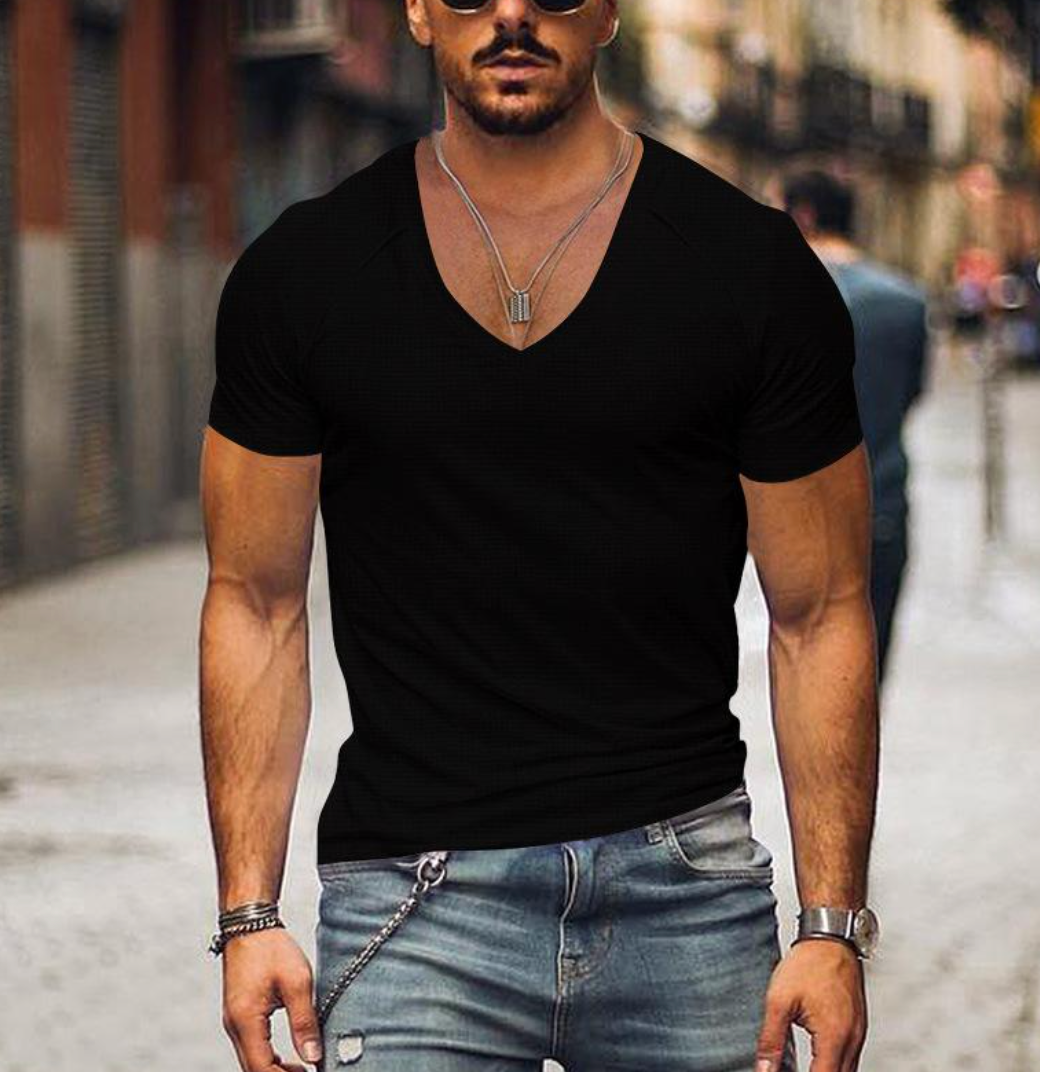 Maglietta Slim Fit Traspirante da Uomo