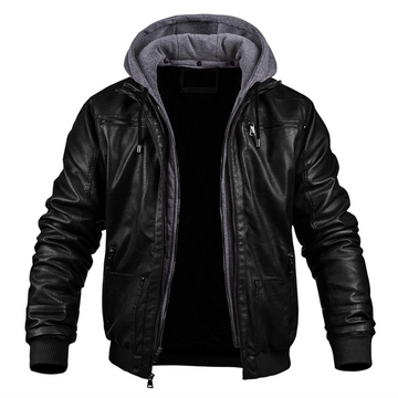 Chaqueta Bomber para Hombre - con Inserto de Capucha Removible