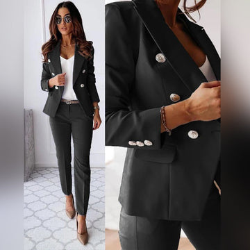 Trendy Blazer e Pantalone Elegante per Donna