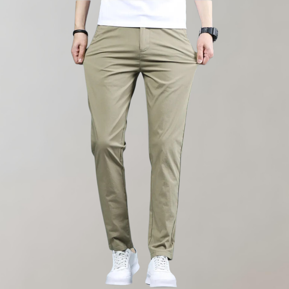 Pantalones de trabajo para hombre slim fit - ligeros y elásticos