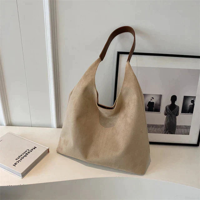 Tote Bag a Secchiello Casual da Donna - Elegante Borsa a Spalla Quotidiana