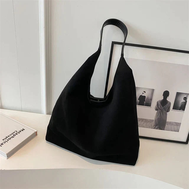 Tote Bag a Secchiello Casual da Donna - Elegante Borsa a Spalla Quotidiana