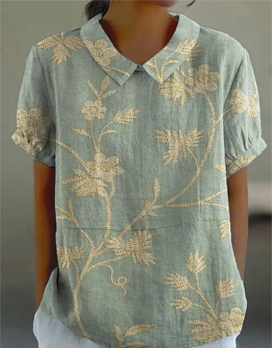 Top con Stampa Floreale per Donna
